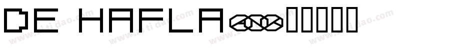de hafla字体转换